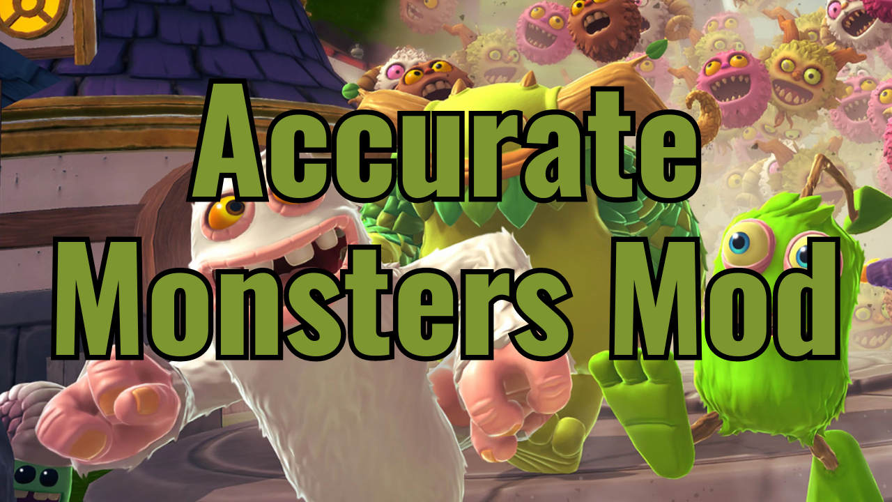 Accurate Monsters Mod